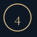 Gold-outlined circle with the number 4 on a dark background