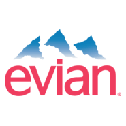 Logo for Evian Water