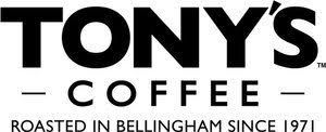 Logo for Tony's Coffee - roasted in Bellingham since 1971