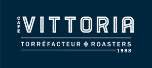 Logo for Cafe Vittoria Torréfacteur Roasters 1988