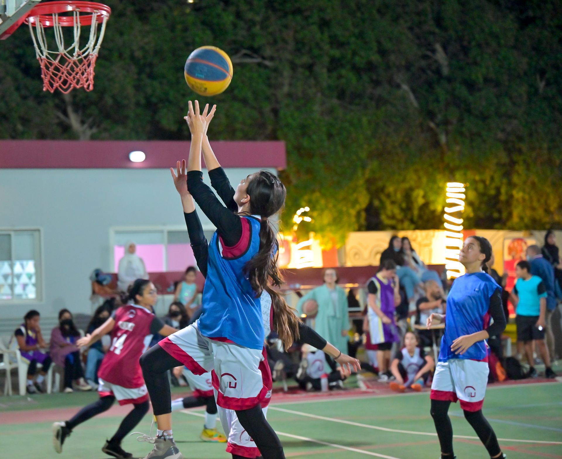 Jeddah United girls team playing on a social event