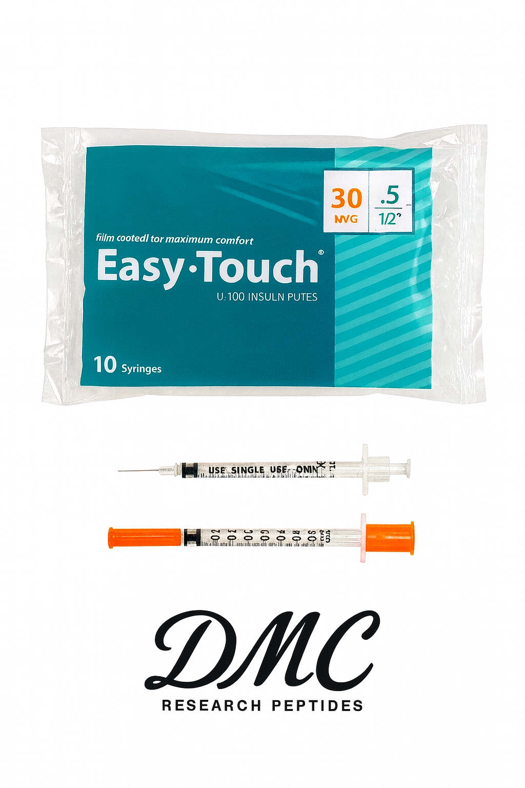 RESEARCH PRODUCT 10  PACK INSULIN SYRINGE (100 Units) — Research Supplies