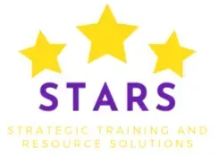 STARS logo with three yellow stars above purple text and the words “Strategic Training and Resource Solutions”
