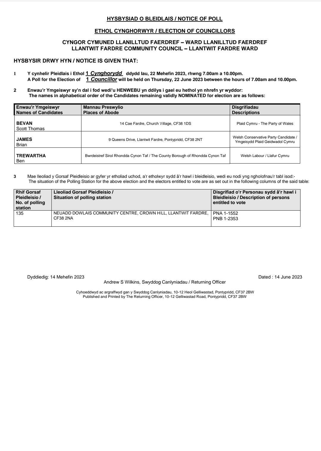 Document outlining a school calendar with dates and events, including key deadlines.