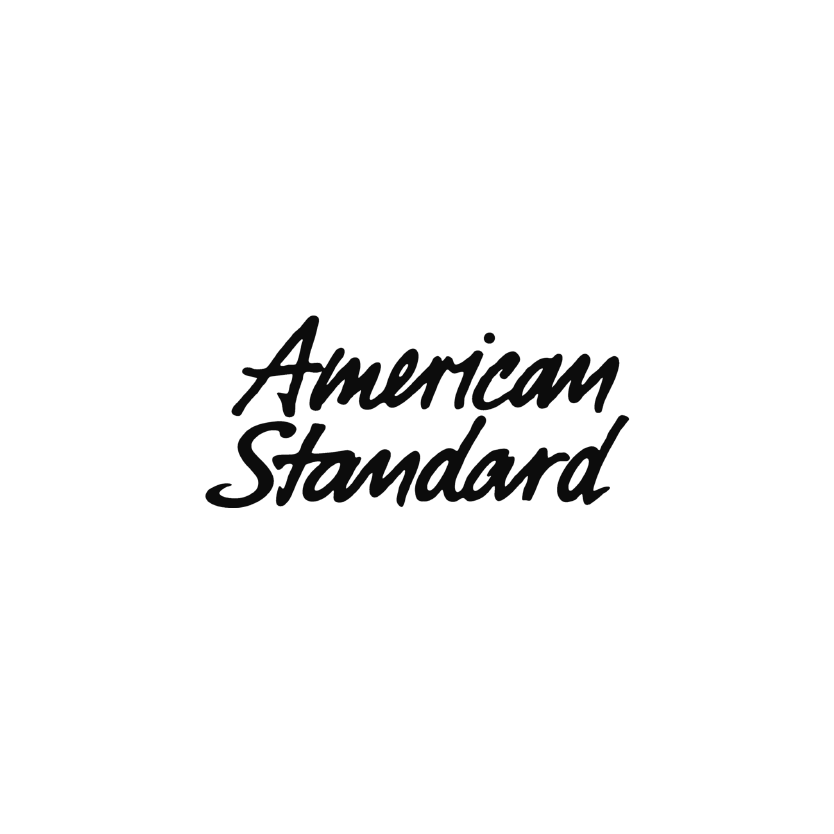 The american standard logo is black and white on a white background.