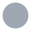 A gray circle on a white background.