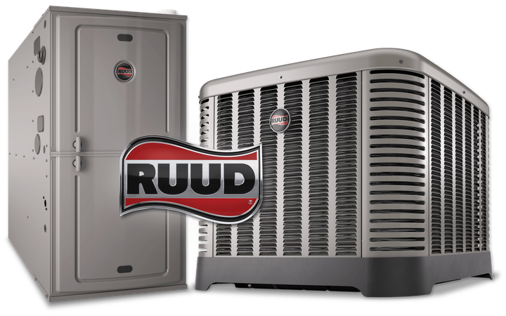 RUUD HVAC system with RUUD logo