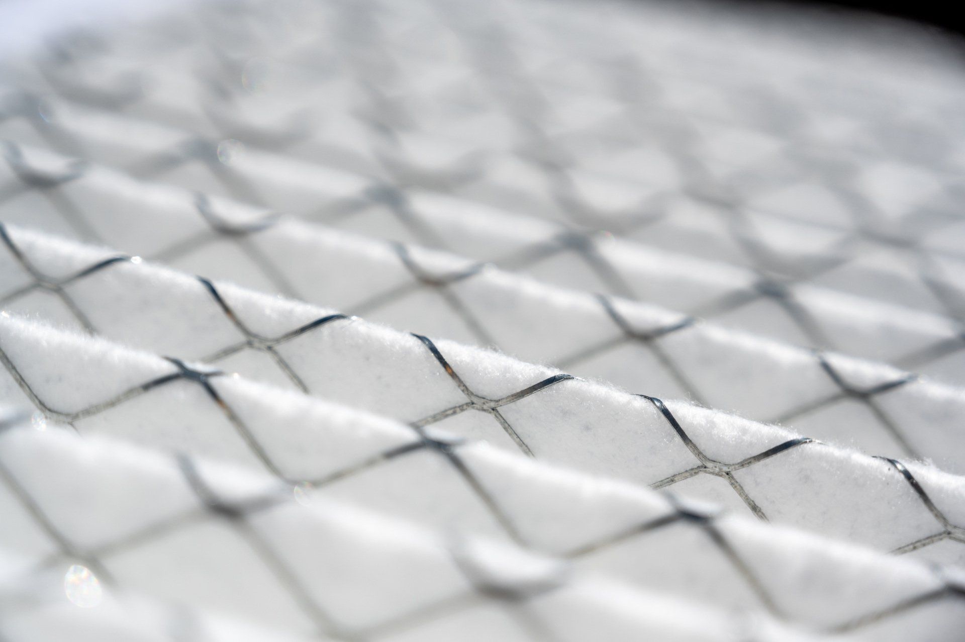 Close up of furnace air filter