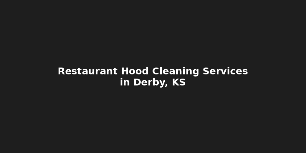A black background with white text that says restaurant hood cleaning services 