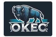 Oklahoma Kitchen Exhaust Cleaning, LLC A logo for oklahoma kitchen exhaust cleaning with a bison on it.
