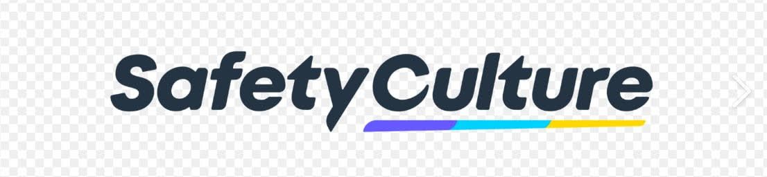 The dark blue SafetyCulture logo with a purple, blue, and yellow underline.