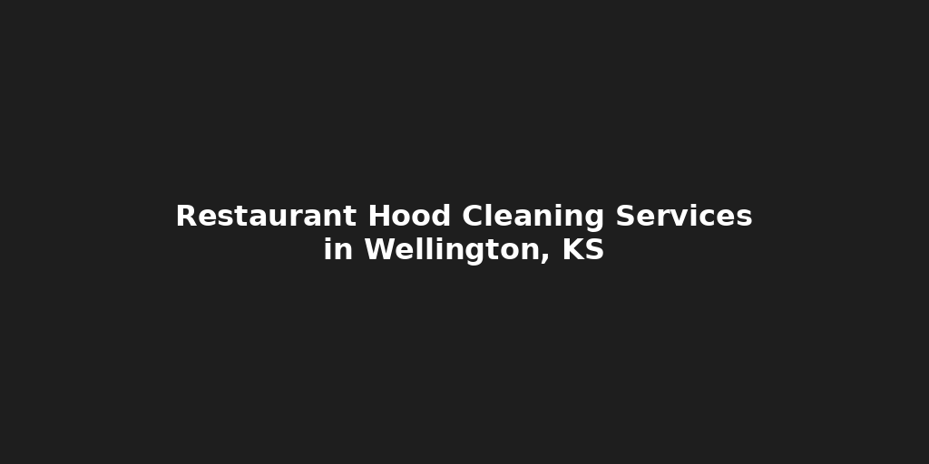 A black background with white text that says restaurant hood cleaning services 