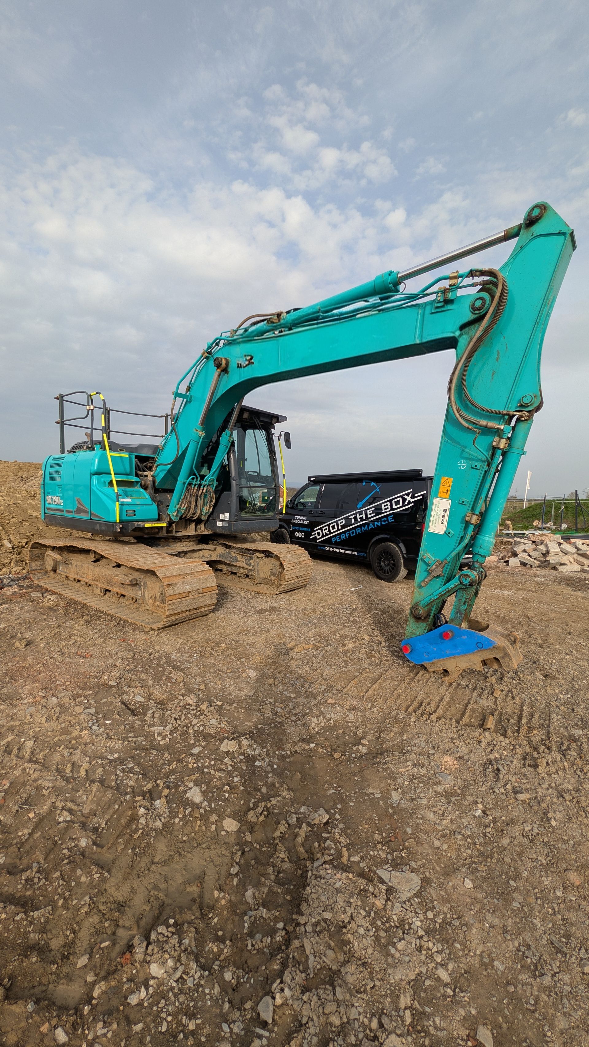 kobelco sk130 full emissions removal