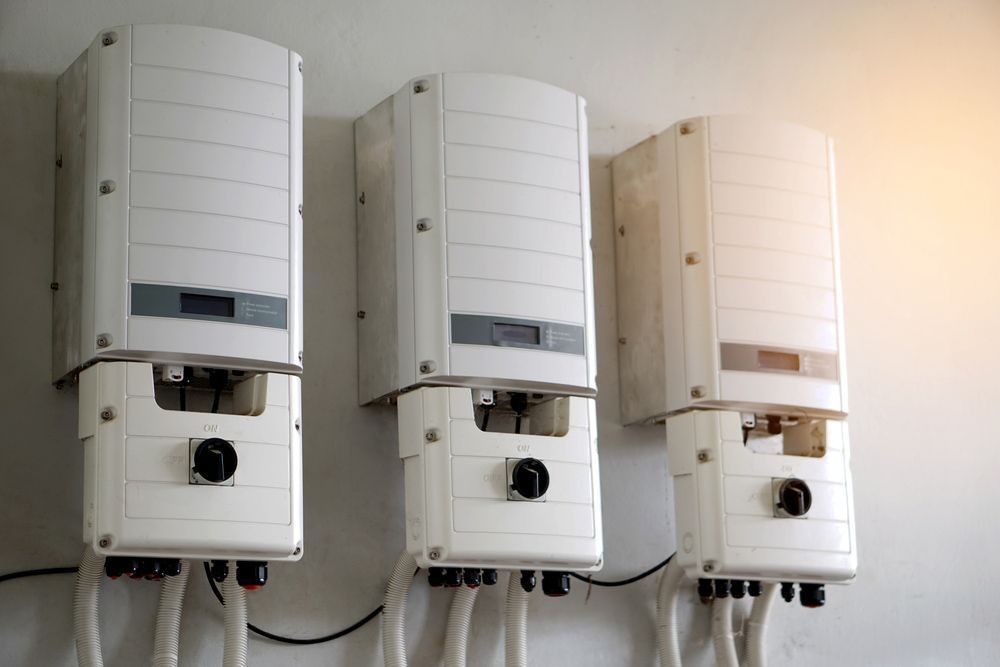 Three Solar Panel Inverters Are Installed on A Wall — Solar Blessing in Stanthorpe, QLD