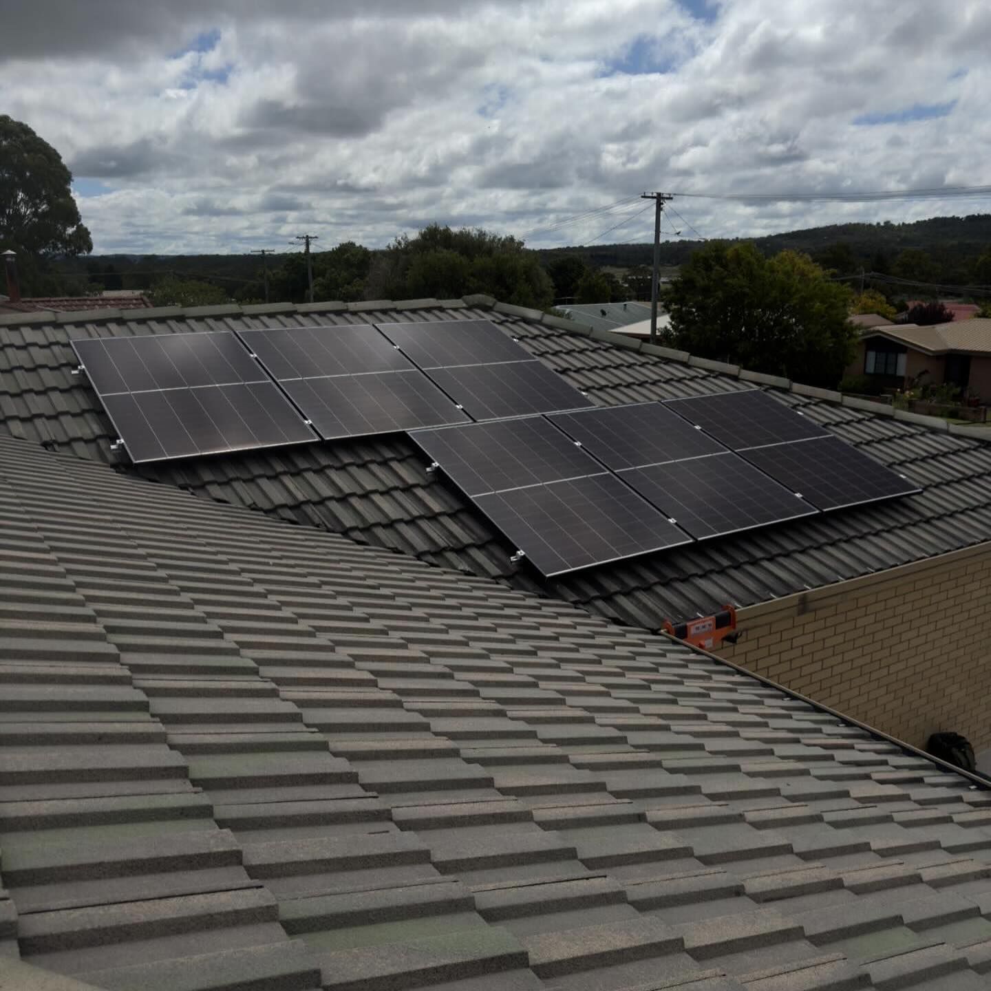 A Roof with Some Solar Panels Installed on It — Solar Blessing in Stanthorpe, QLD