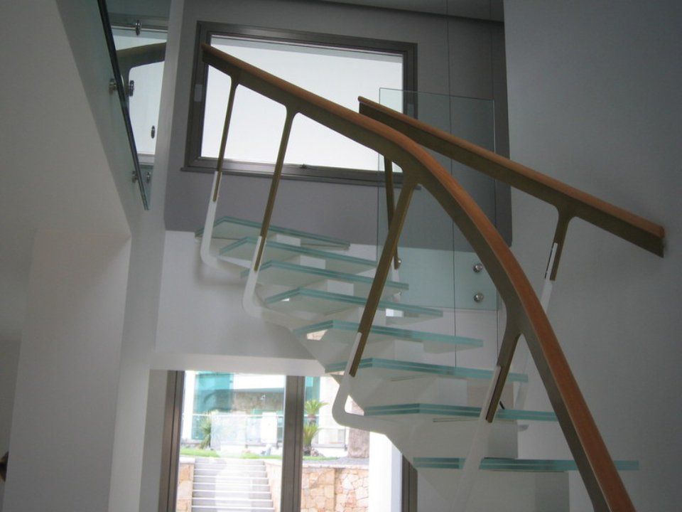 production of metal railings for stairs
