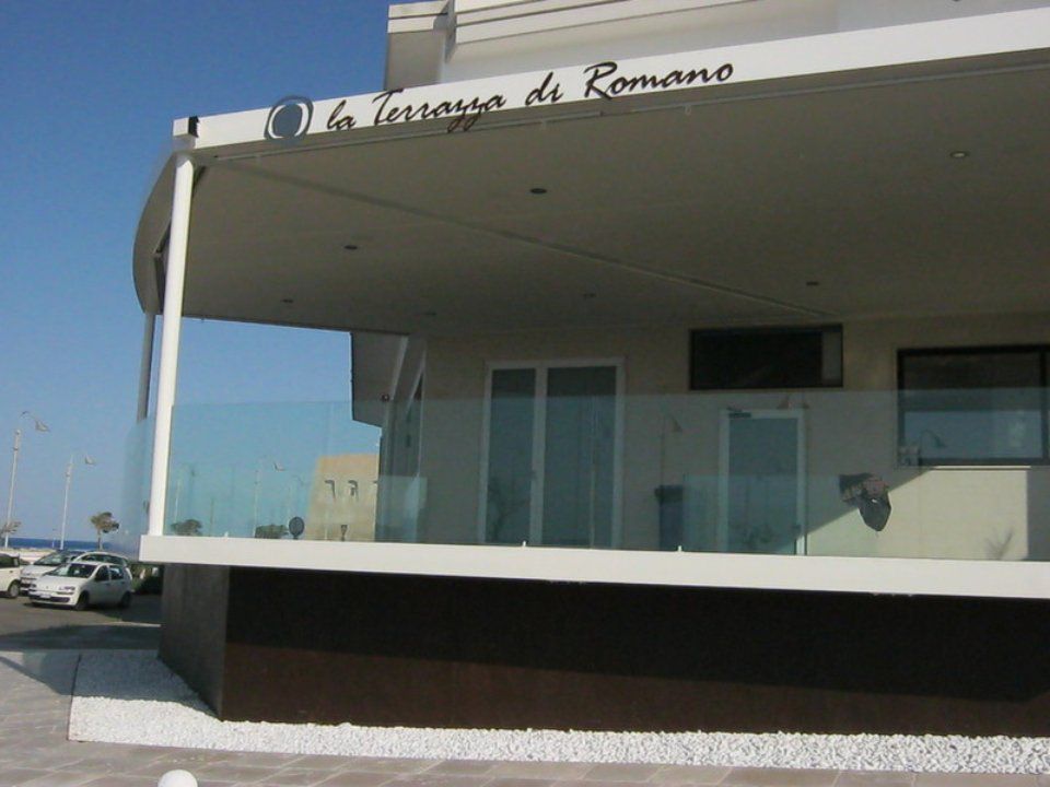 parapet with glass