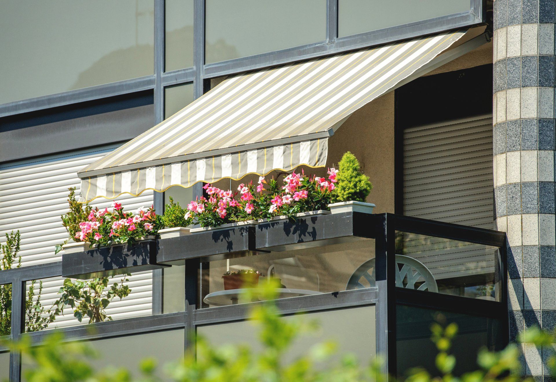 Aluminum Shutters Privacy Barrier for Patio — Lewisville, TX — Installation-Nation