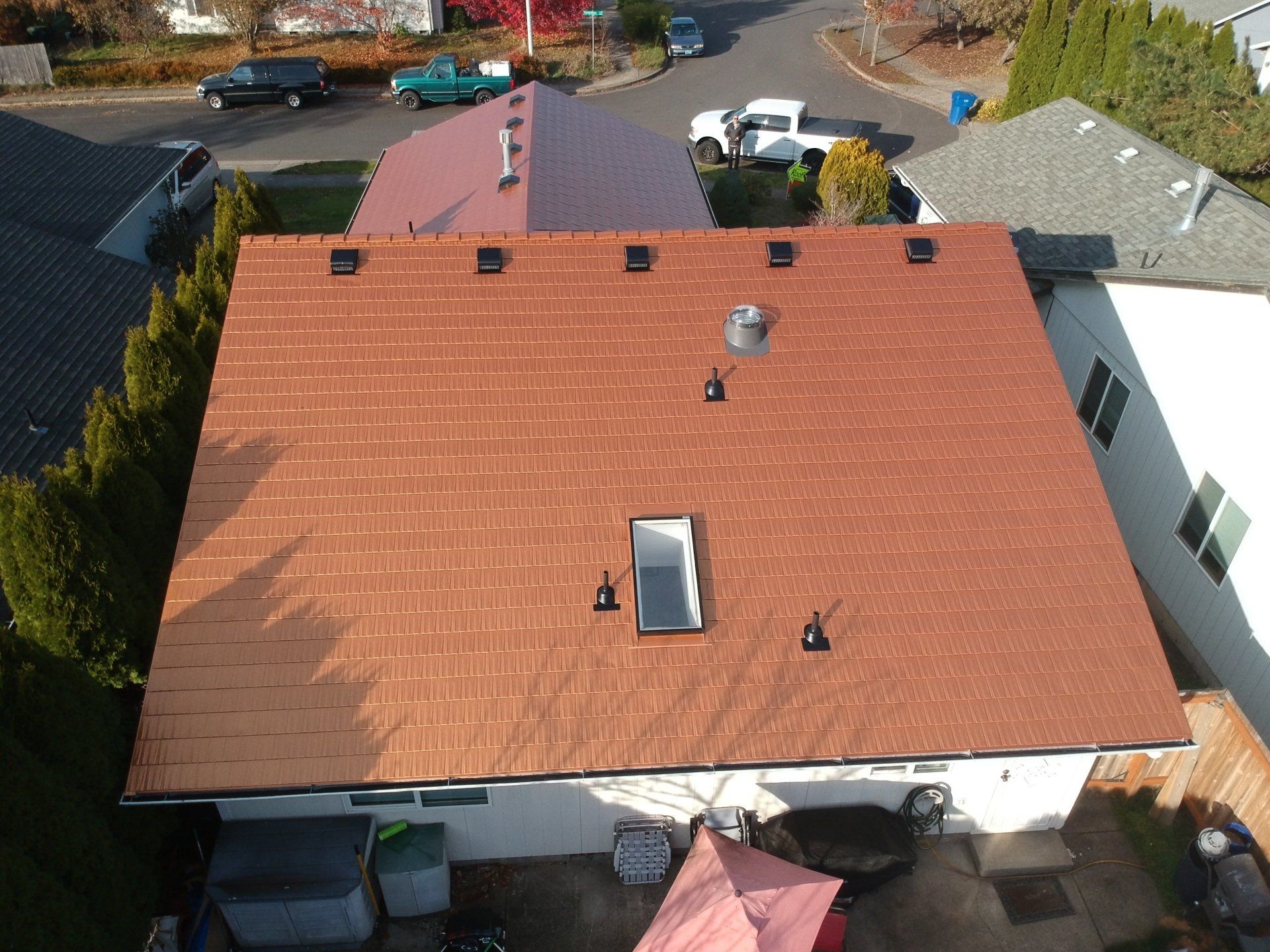Metal Slate Roof Tiles Historic House