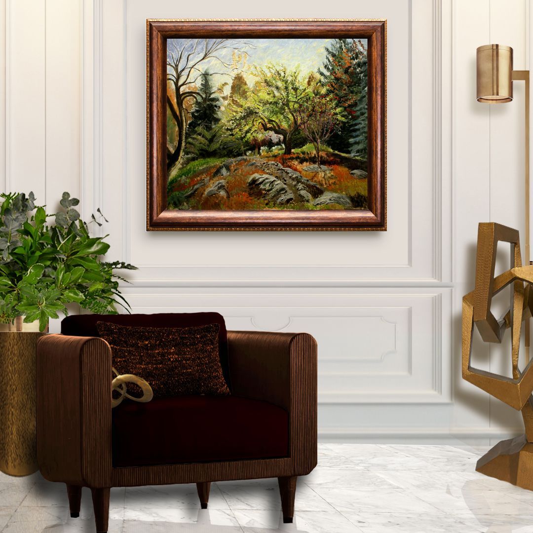 Apple Blossom | Landscape Oil Painting by John Varriano