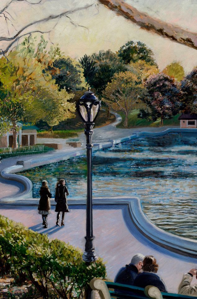 warrior | abstract oil painting by John Varriano