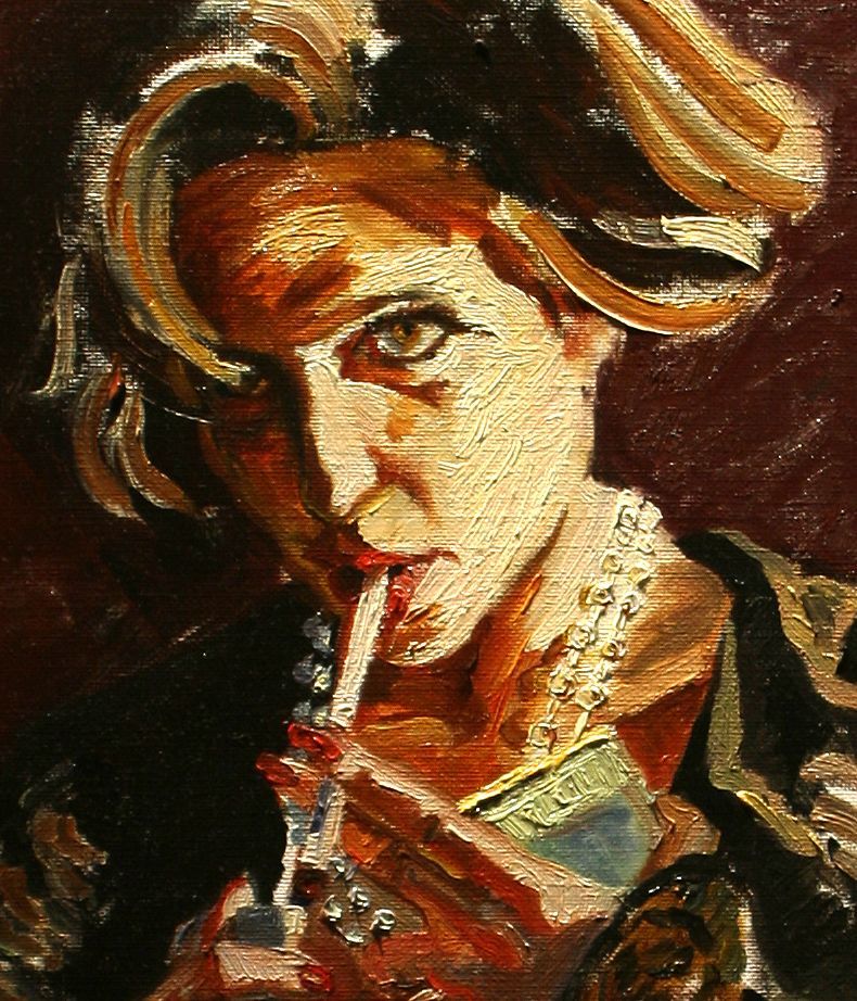 Late Night at The Studio | Figurative Oil Painting by John Varriano