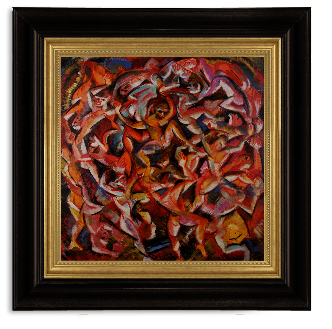 dance of the damned | abstract oil painting by John Varriano