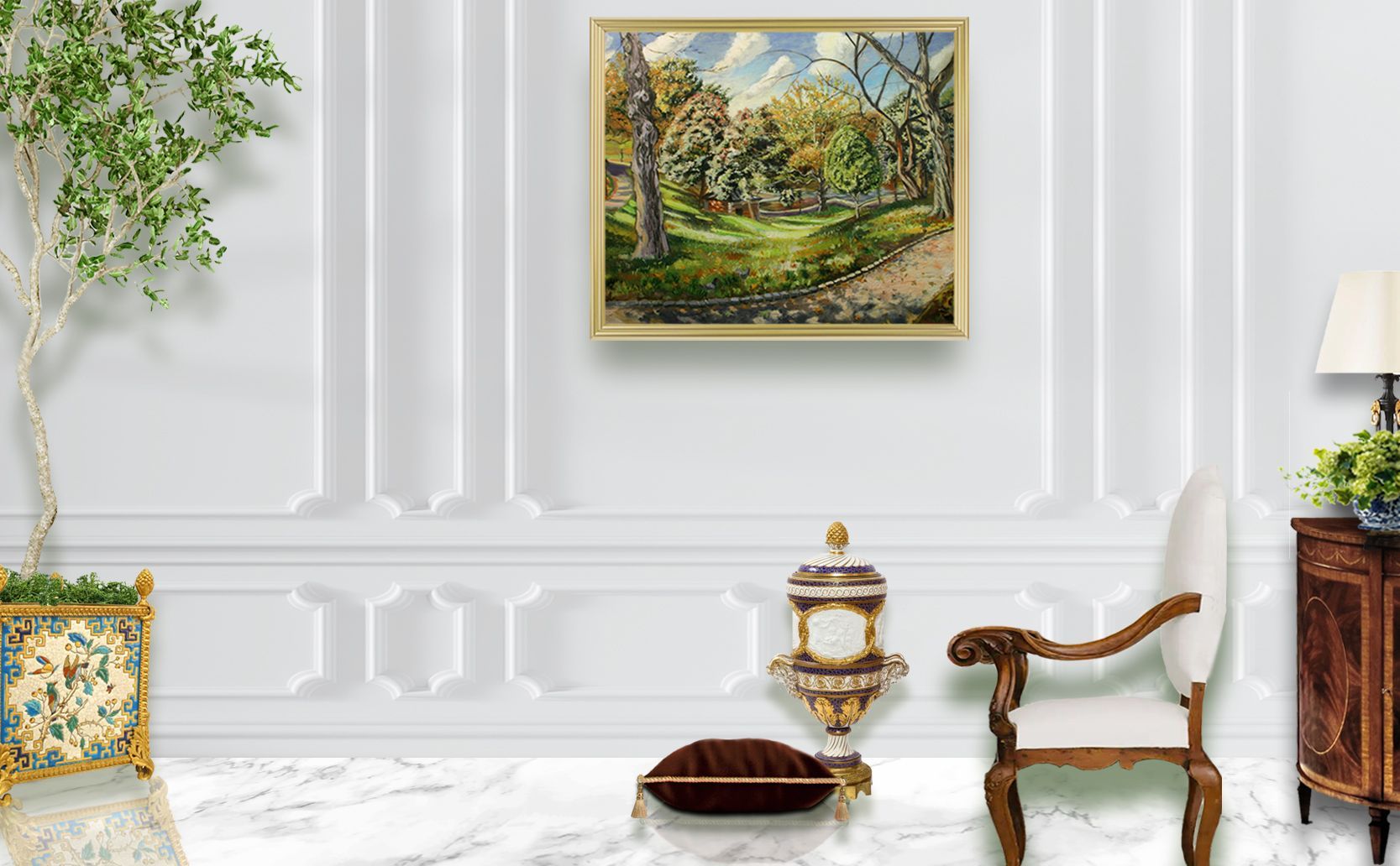 J. Varriano, American Artist Landscape Oil Painting:  Dreamscape