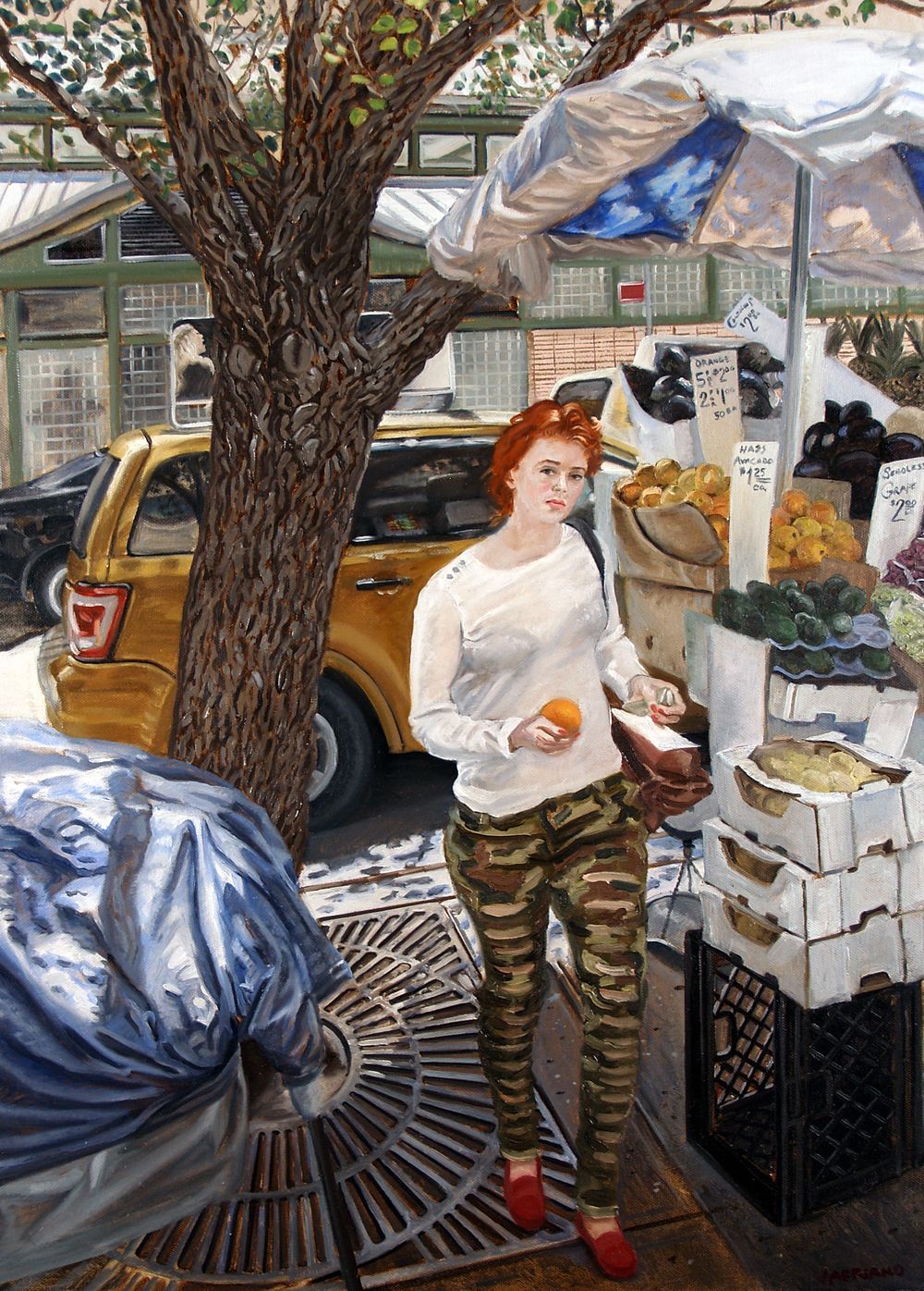 Eggplants | Figurative Oil Painting by John Varriano