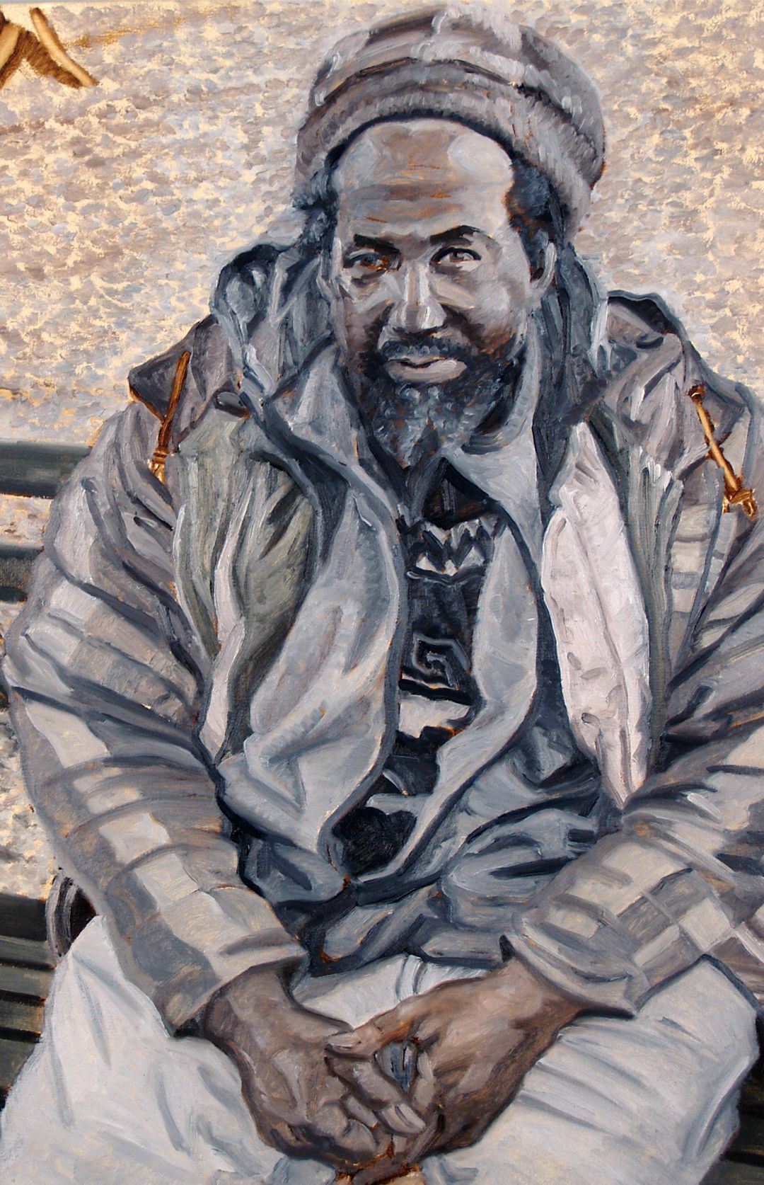 The Homeless Philosopher | Figurative Oil Painting by John Varriano