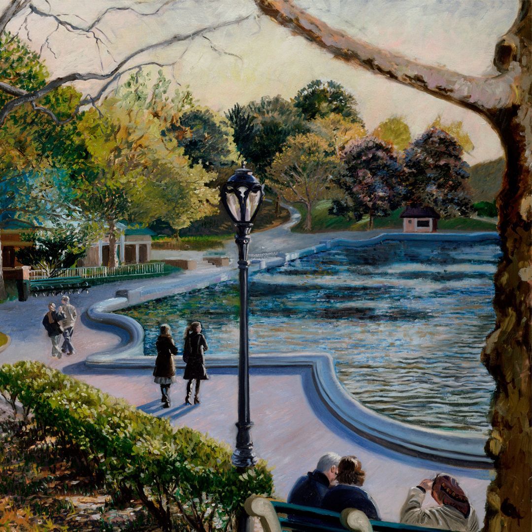Blue Twilight | Landscape Oil Painting by John Varriano