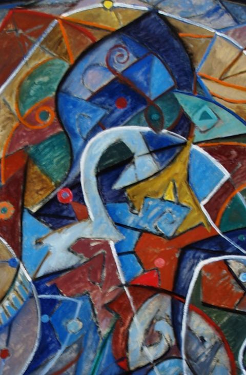 Sarcophagus |  Abstract Oil Painting by John Varriano