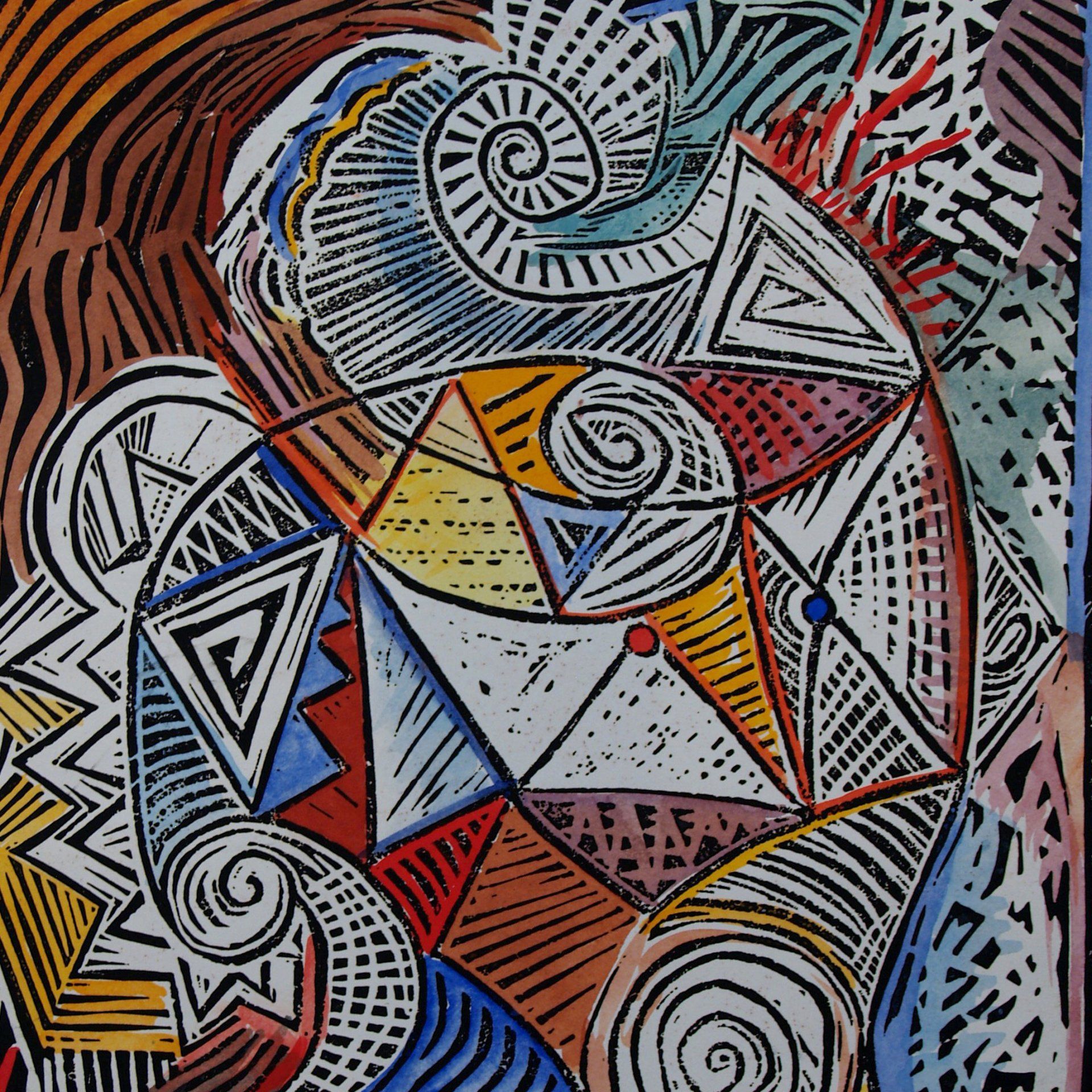 John Varriano, American Artist: Cave Block #4