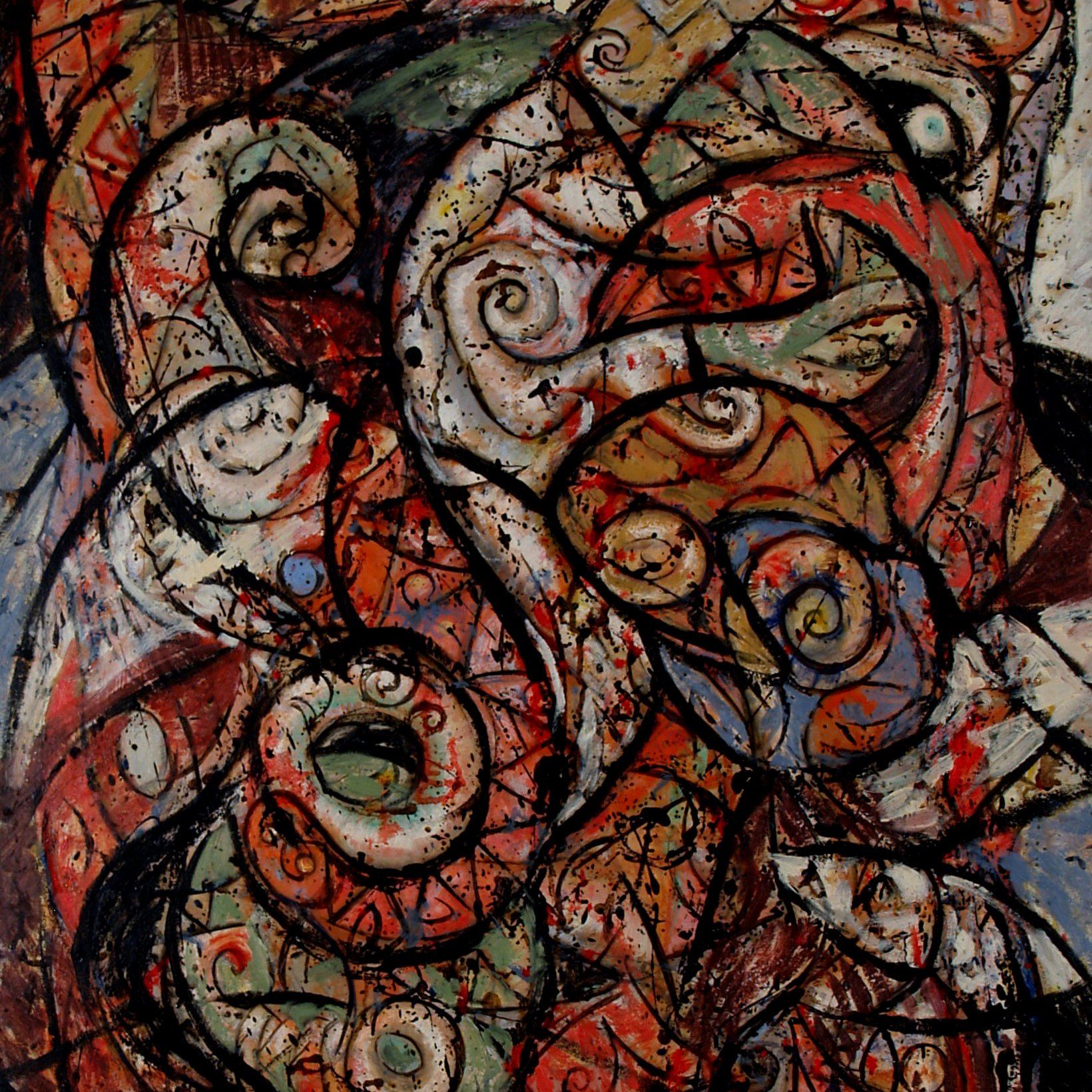 John Varriano, American Artist: Cave Painting #5