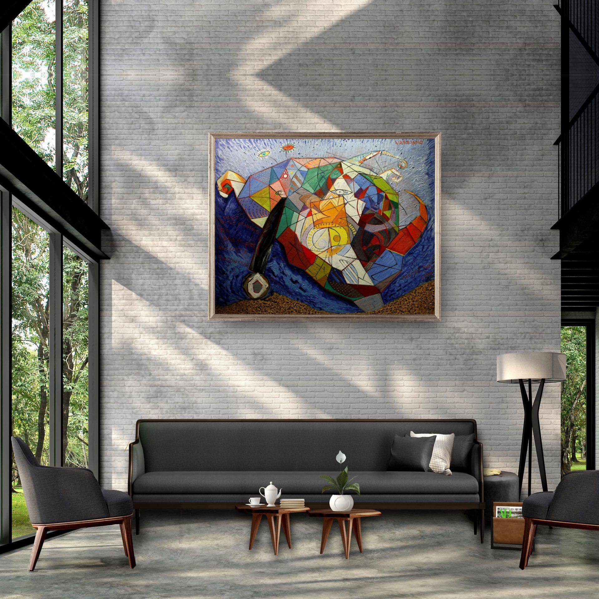 John Varriano, American Artist: Crab In Situ