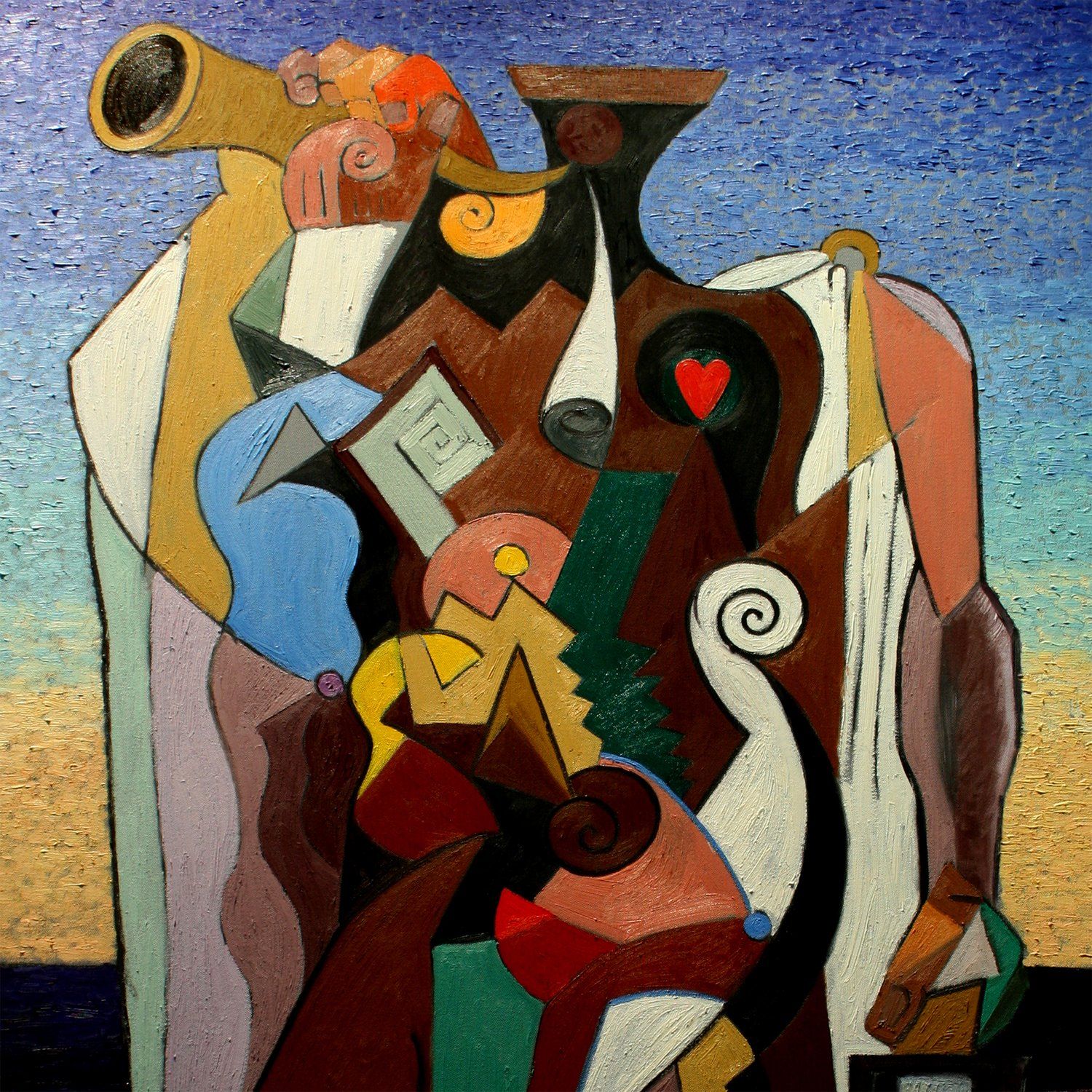 John Varriano, American Artist: Warrior View 2