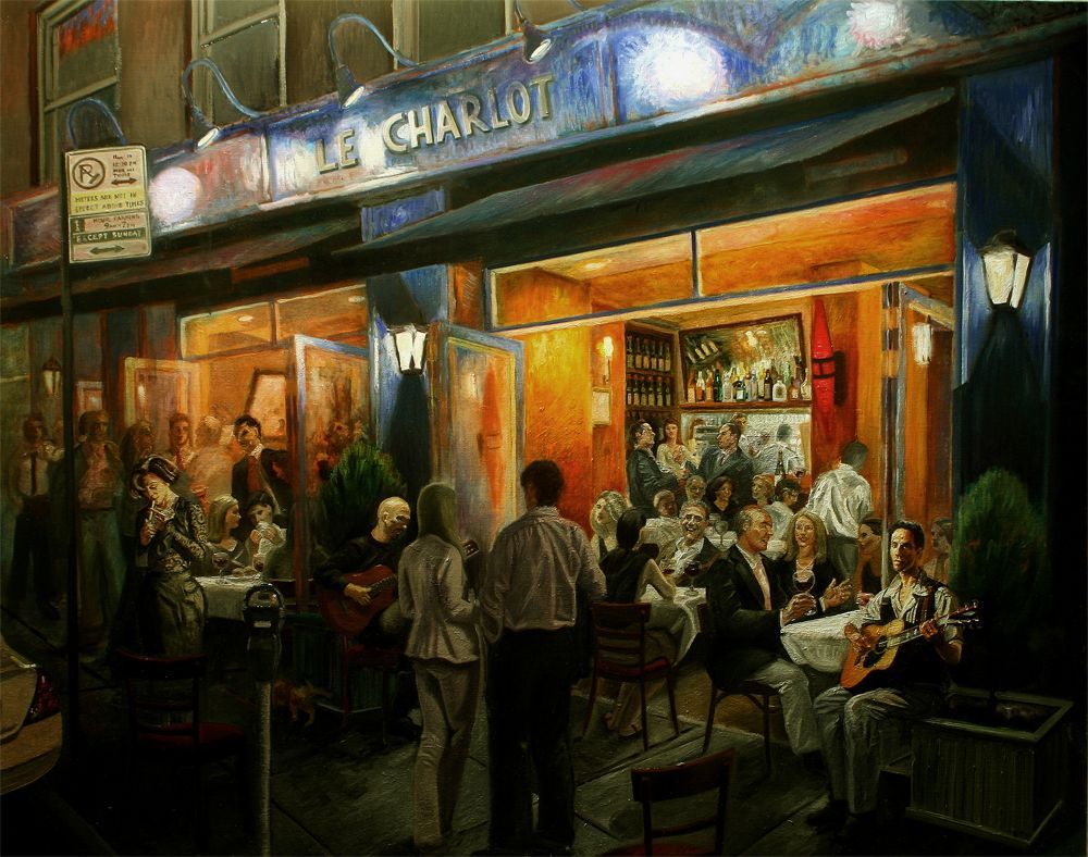 Le Charlot | Figurative Oil Painting by John Varriano