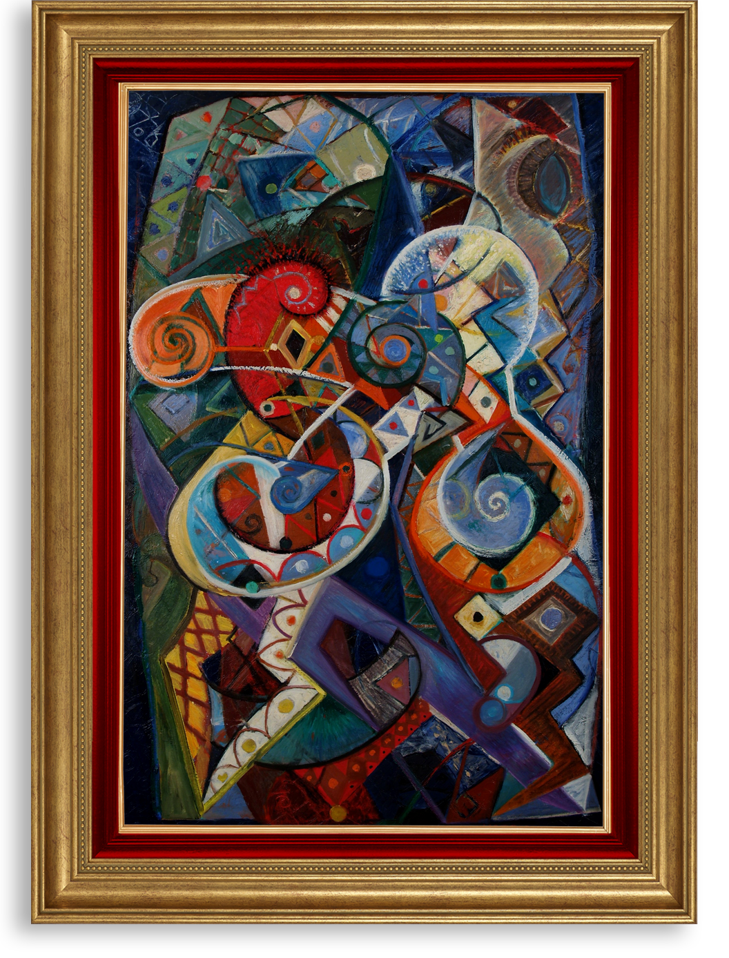 magi | abstract oil painting by John Varriano