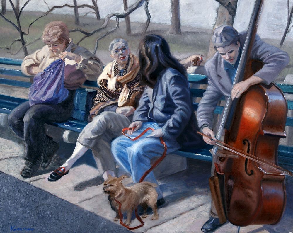 Silent Music | Figurative Oil Painting by John Varriano