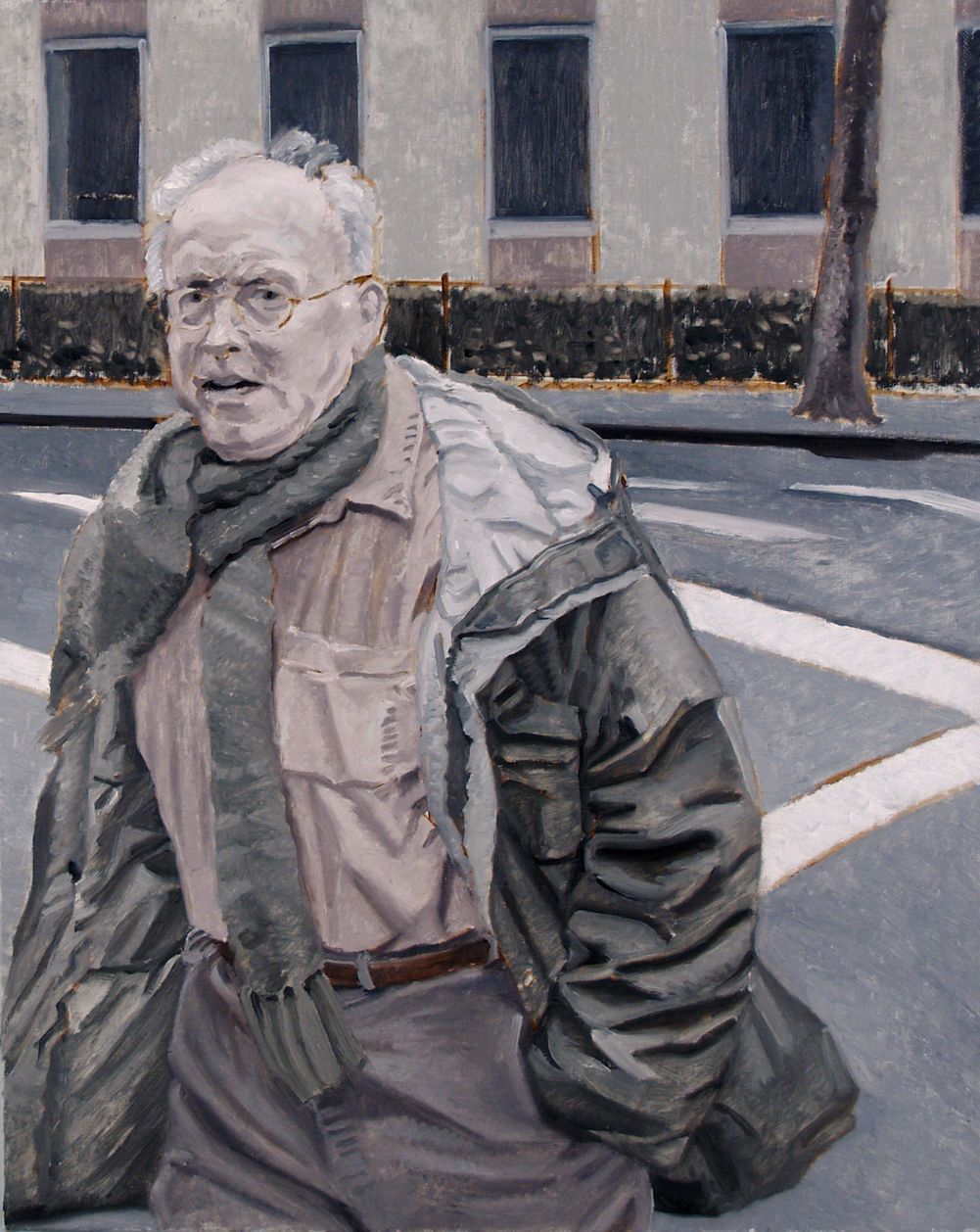 The Professor | Figurative Oil Painting by John Varriano