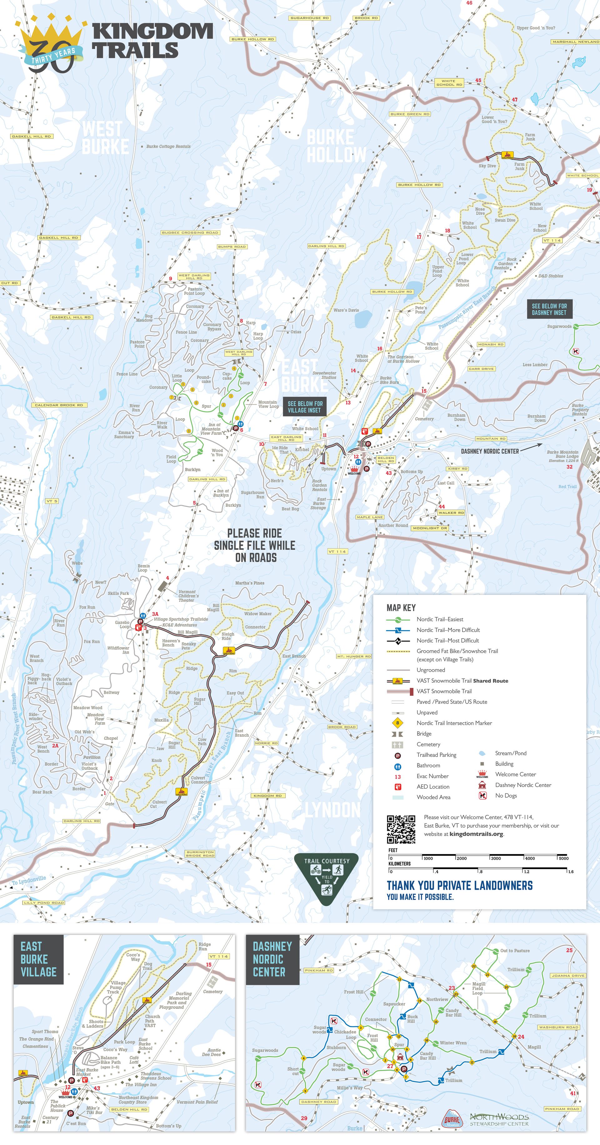 Kingdom Trail Association - KingdomTrailsWinterMap2024 