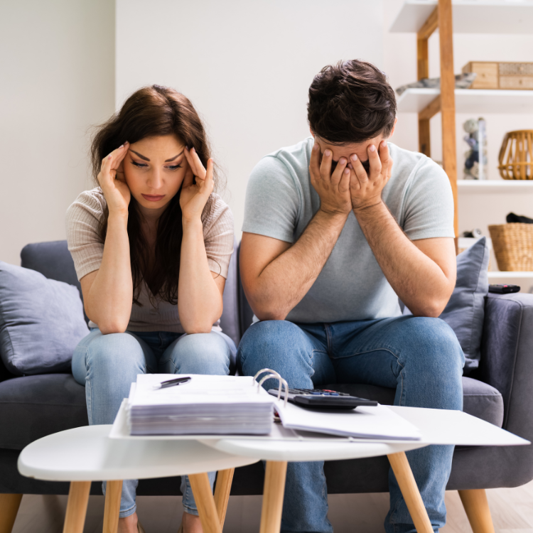 couple frustrating before working with sally bernard debt relief