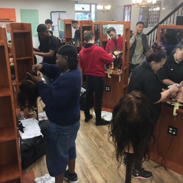 Hair Stylish and Their Customers — Hagerstown, MD — Award Beauty School
