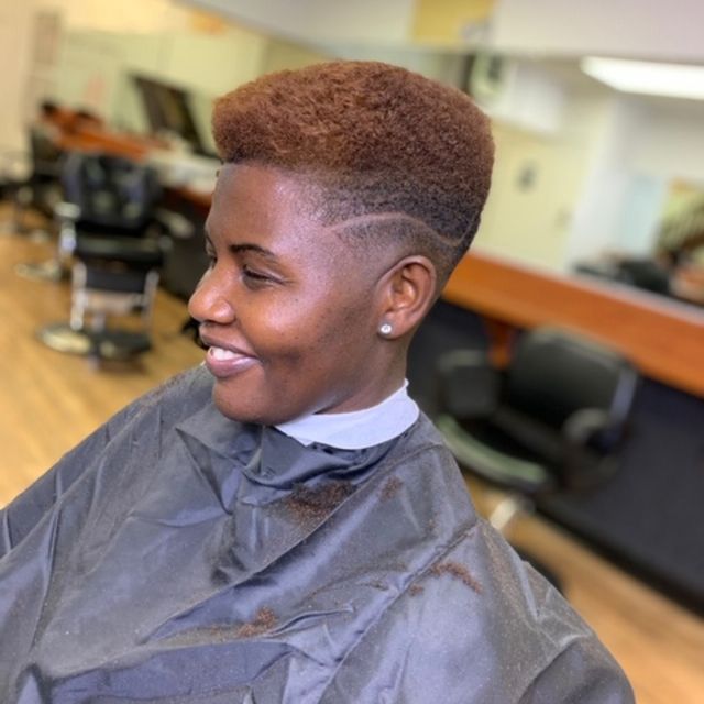 Woman Like Her New Hair Cut — Hagerstown, MD — Award Beauty School