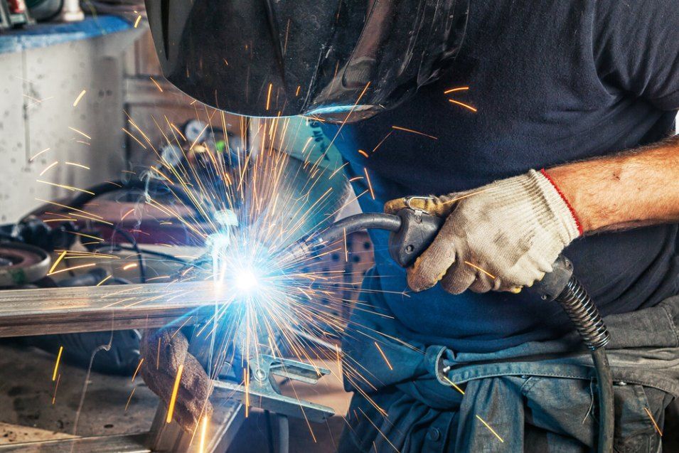 A Welder Works, Sparks Flying — AWE Engineering in South Lismore, NSW