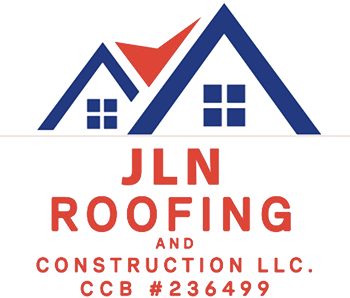 A logo for jln roofing and construction llc