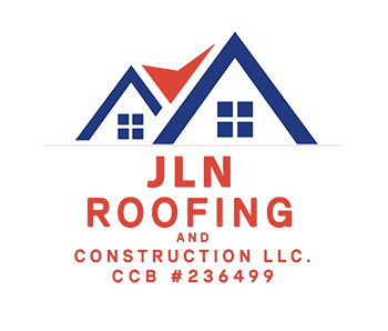 A logo for jln roofing and construction llc
