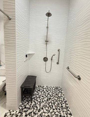 Roll in Shower at Rest Ashore
