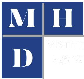 A blue square with the letters M, H, and D on it. The logo of Matheny Hahn & Denman.