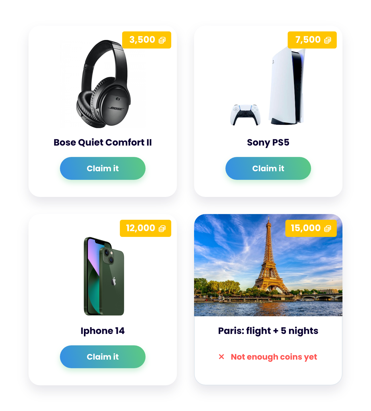 Outbound Game | Rewards
